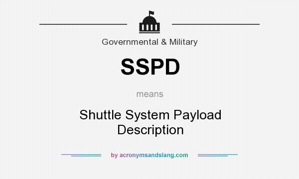 What does SSPD mean? It stands for Shuttle System Payload Description