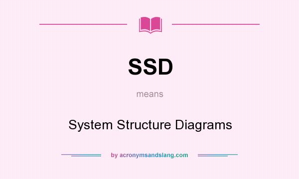What does SSD mean? It stands for System Structure Diagrams