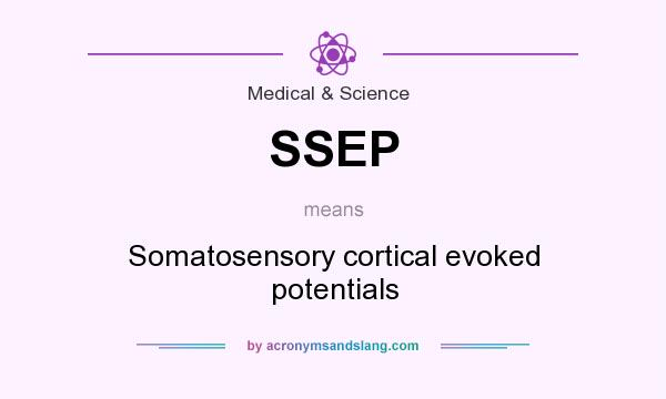 What does SSEP mean? It stands for Somatosensory cortical evoked potentials