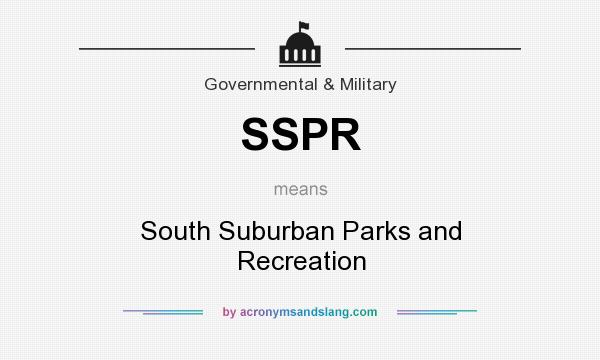 What does SSPR mean? It stands for South Suburban Parks and Recreation
