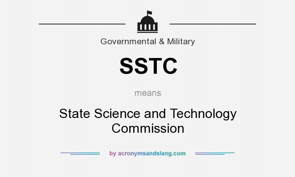 What does SSTC mean? It stands for State Science and Technology Commission