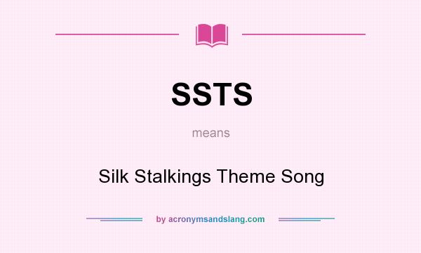 What does SSTS mean? It stands for Silk Stalkings Theme Song
