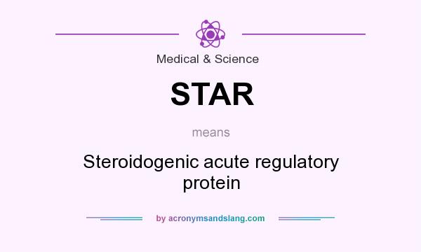 What does STAR mean? It stands for Steroidogenic acute regulatory protein