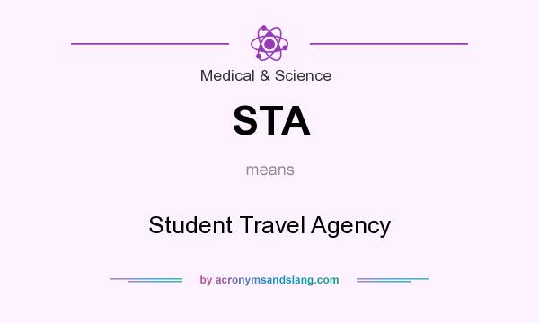 What does STA mean? It stands for Student Travel Agency