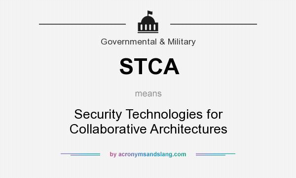 What does STCA mean? It stands for Security Technologies for Collaborative Architectures