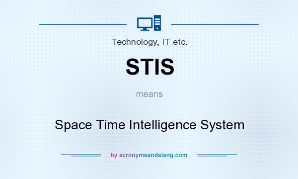 What does STIS mean? It stands for Space Time Intelligence System
