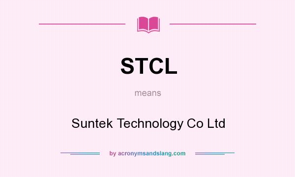 What does STCL mean? It stands for Suntek Technology Co Ltd