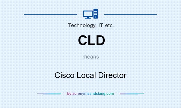 What does CLD mean? It stands for Cisco Local Director