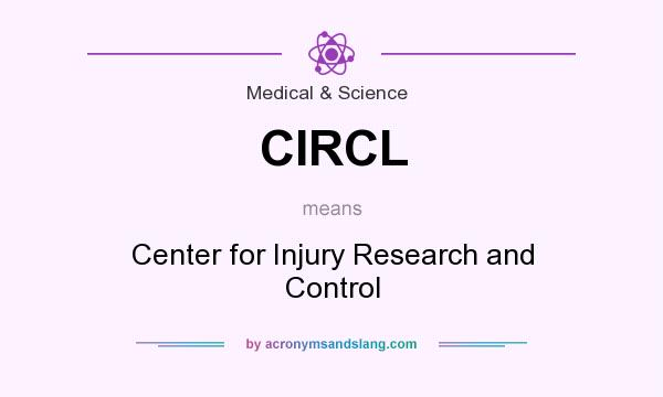 What does CIRCL mean? It stands for Center for Injury Research and Control
