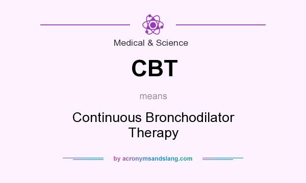 What does CBT mean? It stands for Continuous Bronchodilator Therapy