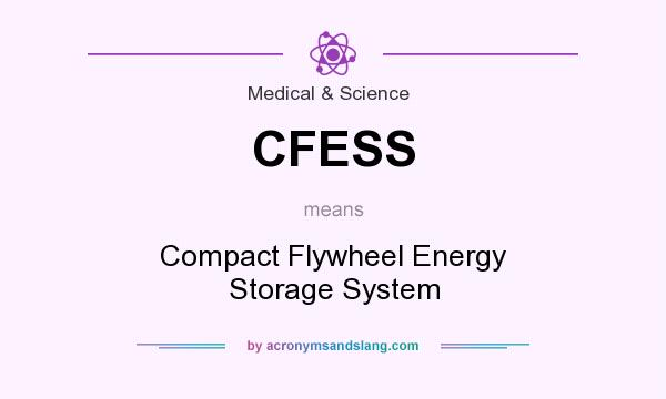 What does CFESS mean? It stands for Compact Flywheel Energy Storage System