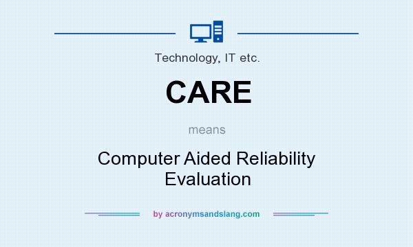 What does CARE mean? It stands for Computer Aided Reliability Evaluation