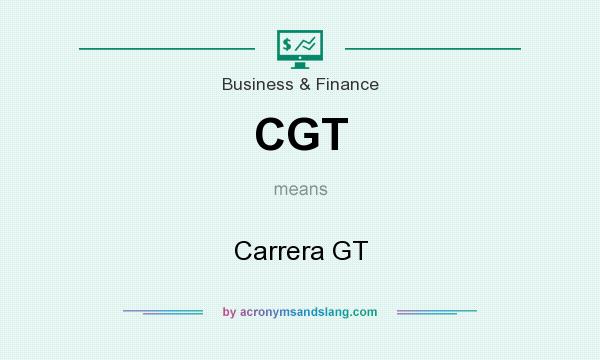 What does CGT mean? It stands for Carrera GT