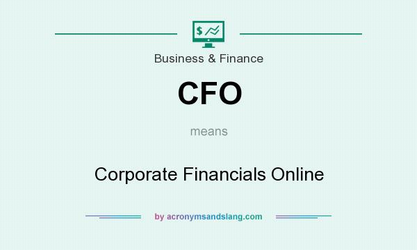 What does CFO mean? It stands for Corporate Financials Online