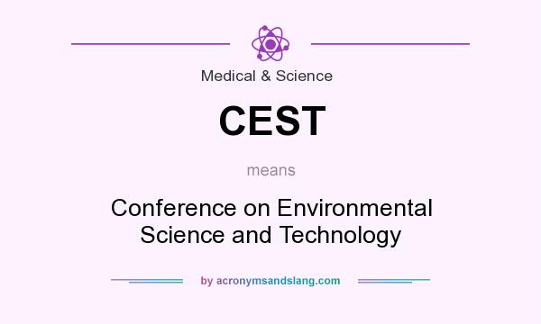What does CEST mean? It stands for Conference on Environmental Science and Technology