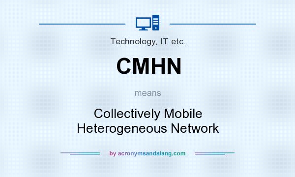 What does CMHN mean? It stands for Collectively Mobile Heterogeneous Network
