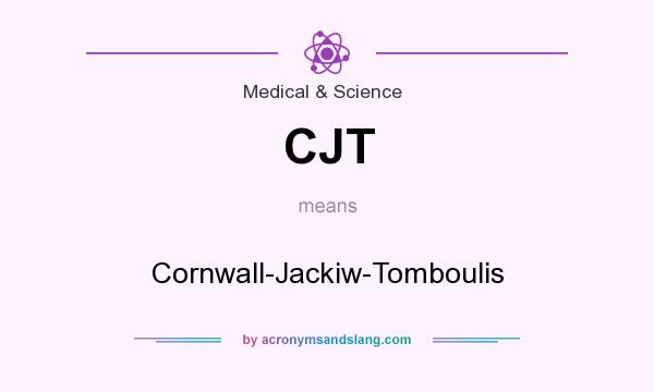What does CJT mean? It stands for Cornwall-Jackiw-Tomboulis
