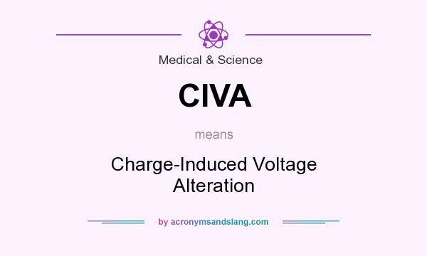 What does CIVA mean? It stands for Charge-Induced Voltage Alteration