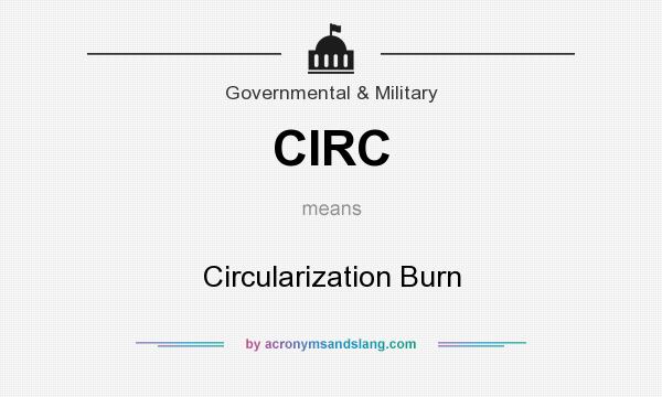 What does CIRC mean? It stands for Circularization Burn