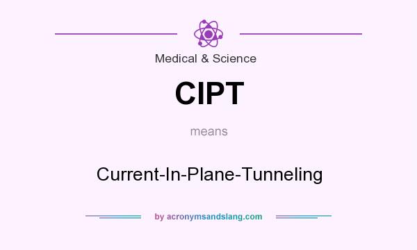 What does CIPT mean? It stands for Current-In-Plane-Tunneling