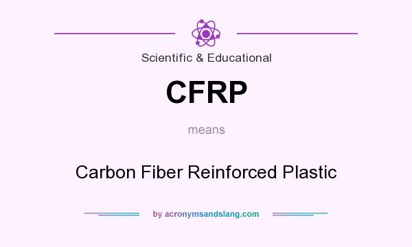 What does CFRP mean? It stands for Carbon Fiber Reinforced Plastic