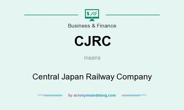 What does CJRC mean? It stands for Central Japan Railway Company