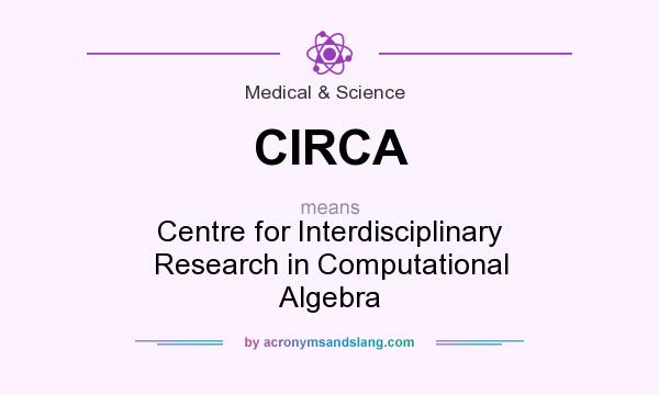 What does CIRCA mean? It stands for Centre for Interdisciplinary Research in Computational Algebra