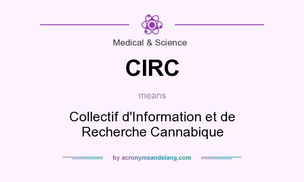 What does CIRC mean? It stands for Collectif d`Information et de Recherche Cannabique