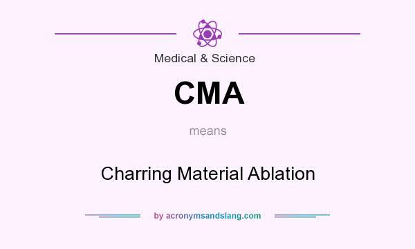 What does CMA mean? It stands for Charring Material Ablation