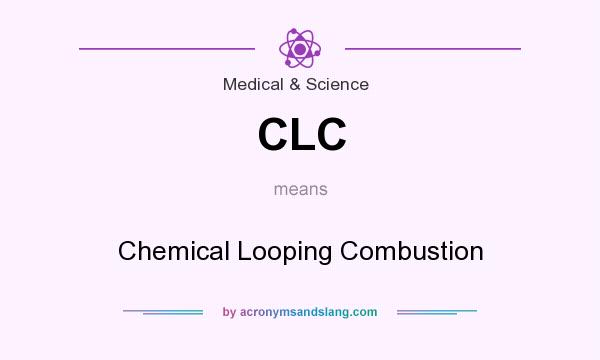 What does CLC mean? It stands for Chemical Looping Combustion