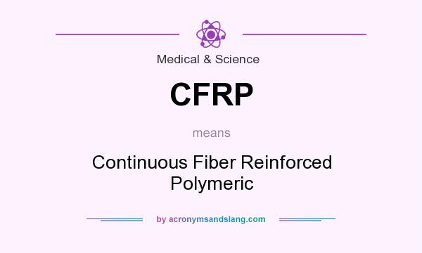 What does CFRP mean? It stands for Continuous Fiber Reinforced Polymeric