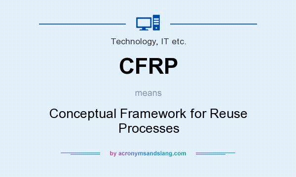 What does CFRP mean? It stands for Conceptual Framework for Reuse Processes