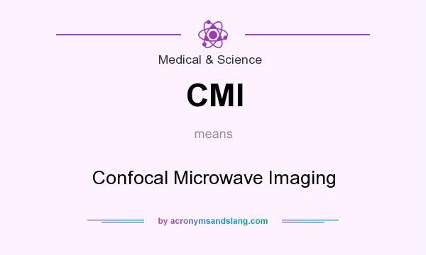 What does CMI mean? It stands for Confocal Microwave Imaging