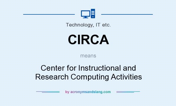 What does CIRCA mean? It stands for Center for Instructional and Research Computing Activities