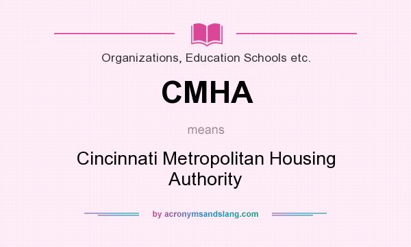 What does CMHA mean? It stands for Cincinnati Metropolitan Housing Authority