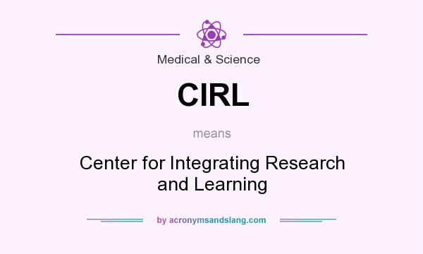 What does CIRL mean? It stands for Center for Integrating Research and Learning