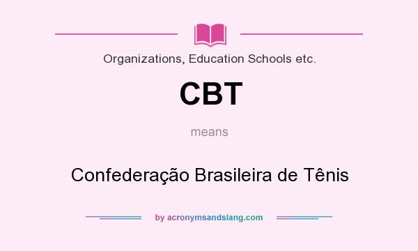 What does CBT mean? It stands for Confederação Brasileira de Tênis