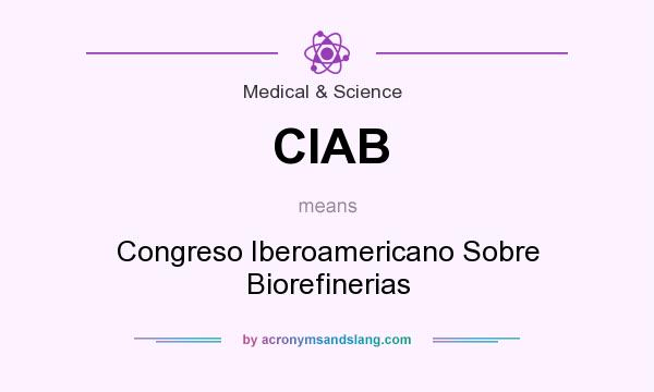 What does CIAB mean? It stands for Congreso Iberoamericano Sobre Biorefinerias
