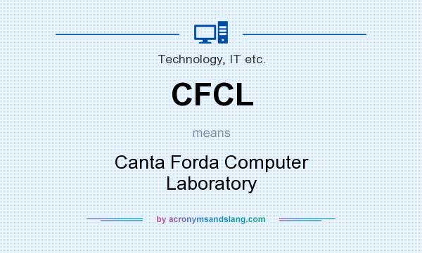 What does CFCL mean? It stands for Canta Forda Computer Laboratory