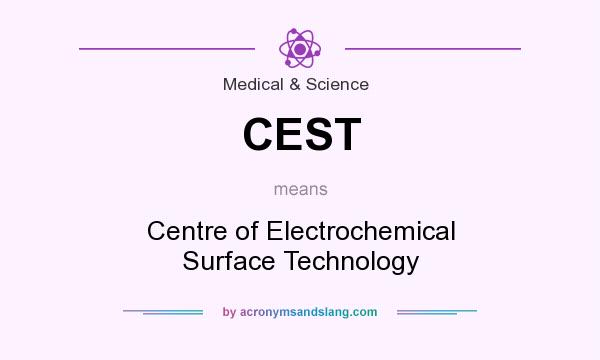 What does CEST mean? It stands for Centre of Electrochemical Surface Technology