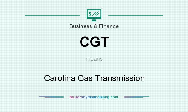 What does CGT mean? It stands for Carolina Gas Transmission