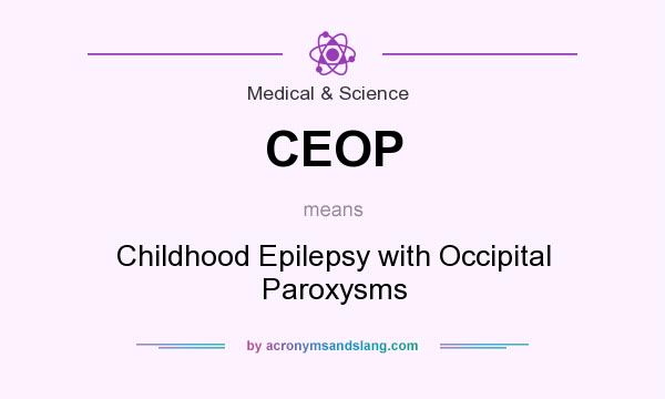 What does CEOP mean? It stands for Childhood Epilepsy with Occipital Paroxysms