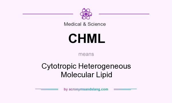 What does CHML mean? It stands for Cytotropic Heterogeneous Molecular Lipid