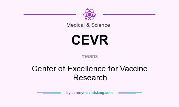 What does CEVR mean? It stands for Center of Excellence for Vaccine Research