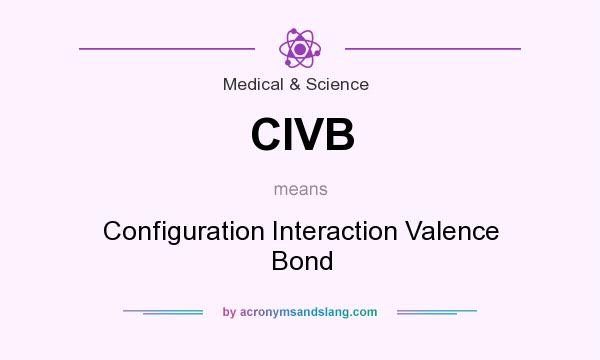 What does CIVB mean? It stands for Configuration Interaction Valence Bond