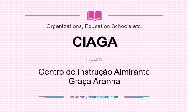 What does CIAGA mean? It stands for Centro de Instrução Almirante Graça Aranha