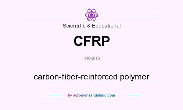 What does CFRP mean? It stands for carbon-fiber-reinforced polymer
