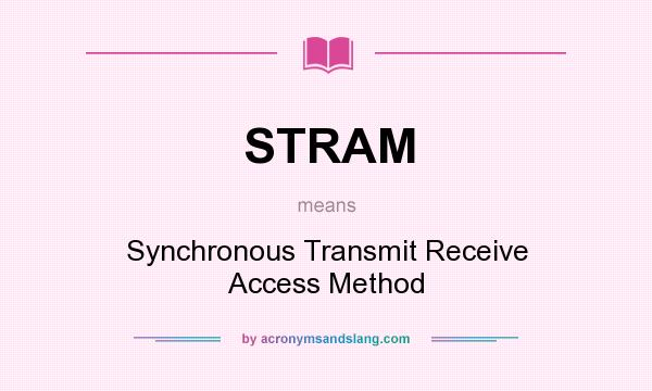 What does STRAM mean? It stands for Synchronous Transmit Receive Access Method