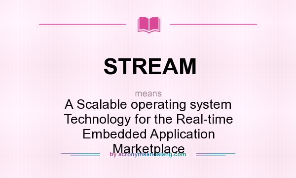 What does STREAM mean? It stands for A Scalable operating system Technology for the Real-time Embedded Application Marketplace