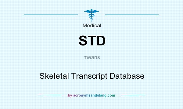 What does STD mean? It stands for Skeletal Transcript Database